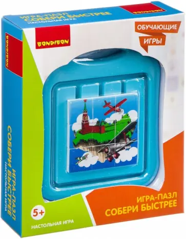 Игра обучающая "СОБЕРИ БЫСТРЕЕ" мини (ВВ3150) обложка книги