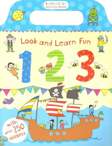 Look and Learn Fun: 123 (Sticker Book) Look and Learn Fun: 123 (Sticker Book) обложка книги