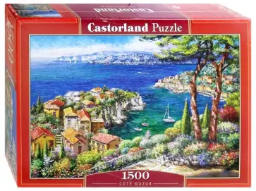 Puzzle-1500. Лазурный Берег (C-151776) обложка книги