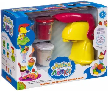 Набор с массой для лепки "ВОЛШЕБНОЕ МОРОЖЕНОЕ" (ВВ3312) обложка книги