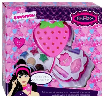 Набор детской декоративной косметики "Косметичка-ягодка" (ВВ1774) обложка книги