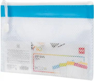 Папка на молнии ZIP "Rio" (А5, ПВХ, цвет в ассортименте) (EF45202) обложка книги