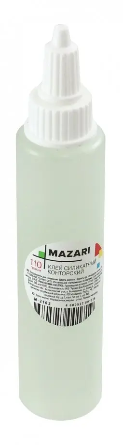 Клей силикатный конторский, 110 г (M-2102) обложка книги