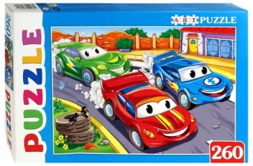 Artpuzzle-260 "Скоростные тачки" (ПА-4580) обложка книги