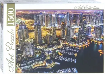 Artpuzzle-1500 "НОЧНЫЕ ОГНИ ДУБАЯ" (ГИАП1500-4458) обложка книги