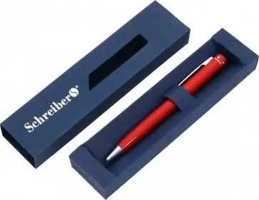 Ручка шариковая синяя, металлическая в футляре (S 2843) Ручка шариковая синяя, металлическая в футляре (S 2843) обложка книги