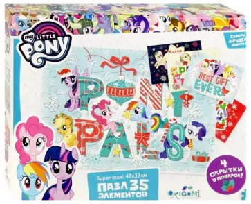 Пазл-35 "My Little Pony. Магия дружбы" (04324) обложка книги
