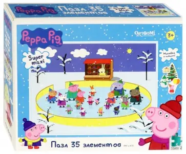 Пазл-35 "Peppa Pig. Приходи на каток!" (04315) обложка книги