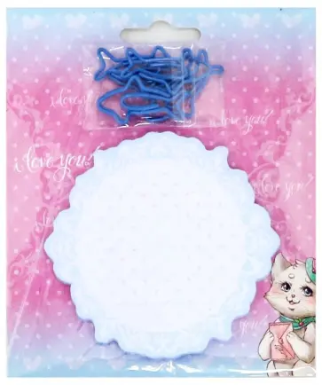 Набор Кошечка в шляпке (бумага+скрепки) (76726) Набор Кошечка в шляпке (бумага+скрепки) (76726) обложка книги