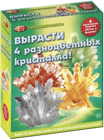 Вырасти 4 разноцветных кристалла Вырасти 4 разноцветных кристалла обложка книги