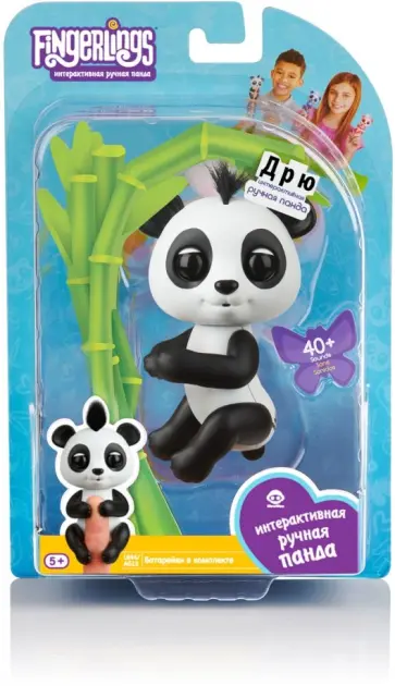 Интерактивная панда Дрю, 12 см (3564) обложка книги