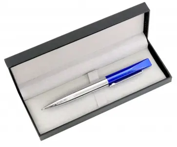 Ручка шариковая с поворотным механизмом Lagos, синяя вставка Ручка шариковая с поворотным механизмом Lagos, синяя вставка обложка книги