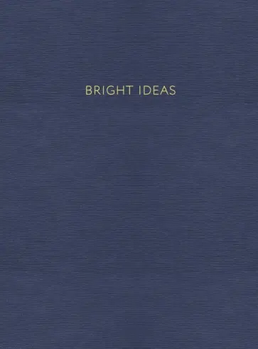 Блокнот "Bright Ideas" (96 листов, А5, в точку, синий) обложка книги