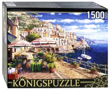 Puzzle-1500 "Сэм Парк. Город Амальфи" (АЛК1500-8490) обложка книги