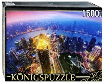 Puzzle-1500 "Китай. Шанхай" (ГИК1500-8481) обложка книги