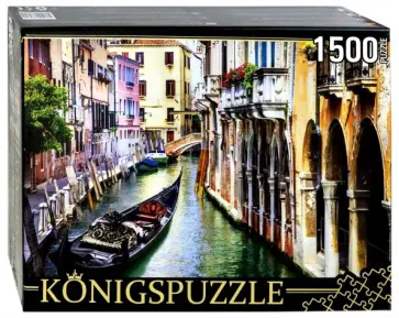 Puzzle-1500 "Венецианская гондола" (ГИК1500-8482) обложка книги