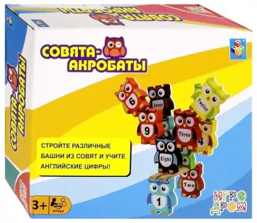 Игра настольная "Совята-акробаты" (Т13551) обложка книги