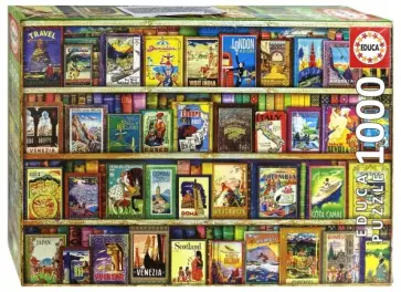 Пазл-1000 "Мир путеводителей" (17102) обложка книги