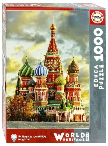 Пазл-1000 Храм Василия Блаженного, Москва обложка книги