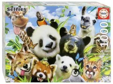 Пазл-1000 Селфи с ламой обложка книги