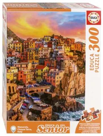 Пазл XXL-300 "Манарола, Чинкве-Терре, Италия" (17980) обложка книги