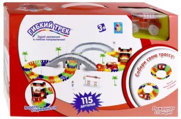 Гибкий трек "Пожарная станция" (Т13204) обложка книги