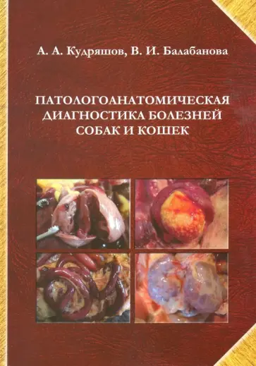 Кудряшов, Балабанова - Патологоанатомическая диагностика болезней собак и кошек обложка книги