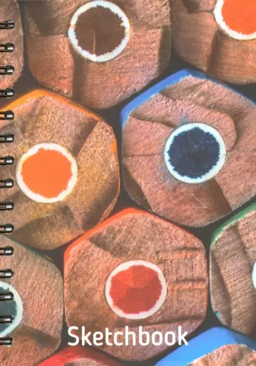 Скетчбук Карандаши, 100 листов, А5 обложка книги