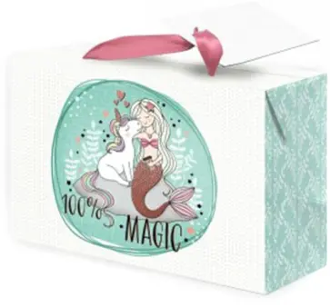 Пакет-коробка "Русалка" (22,5x13,5x20 см) (79681) обложка книги