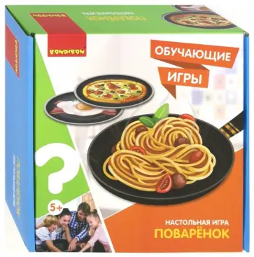 Игра обучающая настольная "Поваренок" (ВВ3327) обложка книги