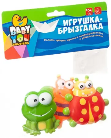 Набор с брызгалкой "Бабочка, лягушка, божья коровка" (6207) обложка книги