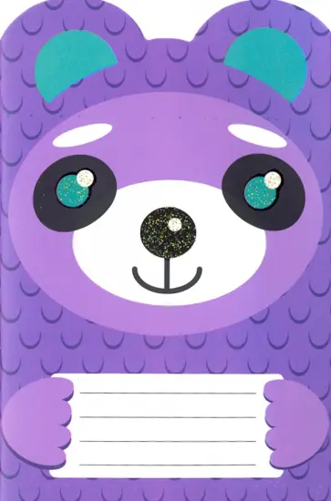 Блокнот "Сиреневый монстрик" (А6, линейка, 16 листов) обложка книги