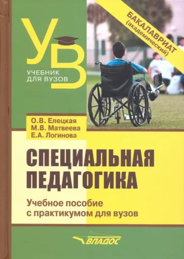 Елецкая, Логинова - Специальная педагогика. Учебное пособие с практикумом для вузов обложка книги