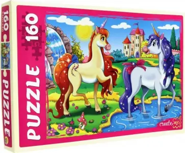 Puzzle-160 "ЕДИНОРОГИ-4" (П160-9867) обложка книги
