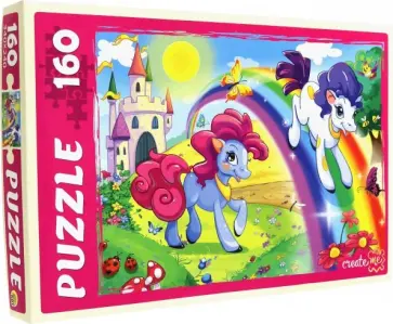 Puzzle-160 "УДИВИТЕЛЬНЫЕ ПОНИ" (П160-6352) обложка книги