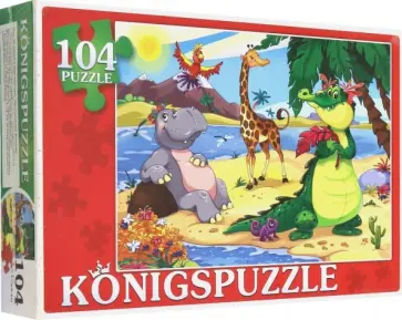 Puzzle-104 "МИР ЖИВОТНЫХ" (ПК104-5812) обложка книги