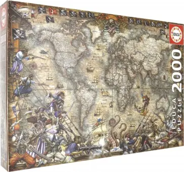 Пазл-2000 Пиратская карта обложка книги