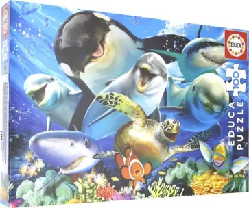 Пазл-100 "Селфи под водой" (18062) обложка книги