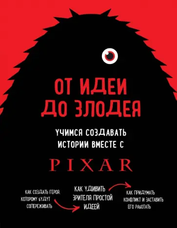 Дин Мовшовиц - От идеи до злодея. Учимся создавать истории вместе с Pixar обложка книги