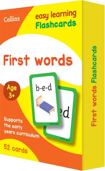 First Words Flashcards Ages 3-5 (52 Cards) First Words Flashcards Ages 3-5 (52 Cards) обложка книги