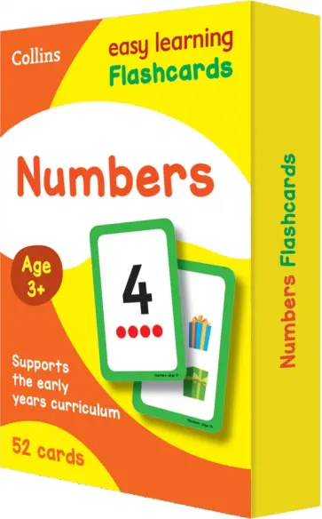 Numbers Flashcards Ages 3-5 (52 cards) Numbers Flashcards Ages 3-5 (52 cards) обложка книги