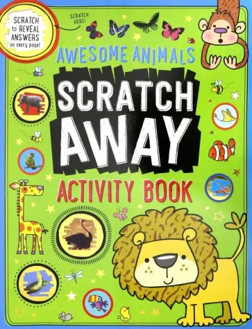 Scratch Away Activity Book. Awesome Animals обложка книги