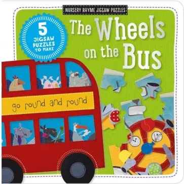 The Wheels on the Bus (Jigsaw board book) обложка книги