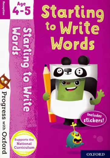 Eileen Jones - Starting to Write Words. Age 4-5 обложка книги