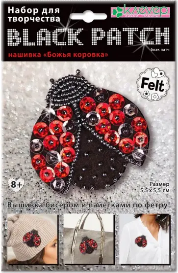 Набор для творчества Божья коровка, блэк обложка книги