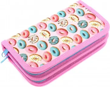 Пенал 2 отделения "ПОНЧИКИ В ГЛАЗУРИ" (ПН-2044) обложка книги