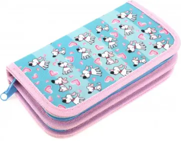 Пенал 2 отделения СОБАЧКИ И СЕРДЕЧКИ (ПН-2035) обложка книги