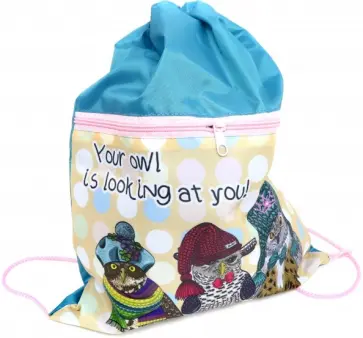 Мешок для обуви, с карманом "МОДНЫЕ СОВЫ" (МО-2083) обложка книги
