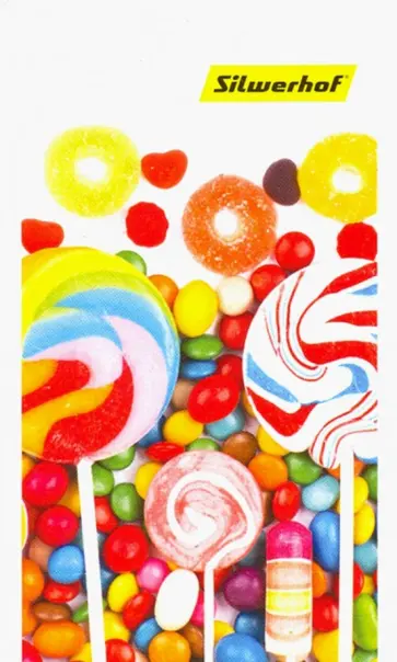 Блокнот "Конфетки" (40 листов, А7, клетка, в ассортименте) (731181-17) обложка книги