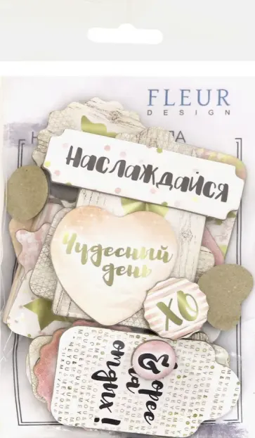 Набор чипборда "Pretty pink", 26 штук (FD2076802) обложка книги